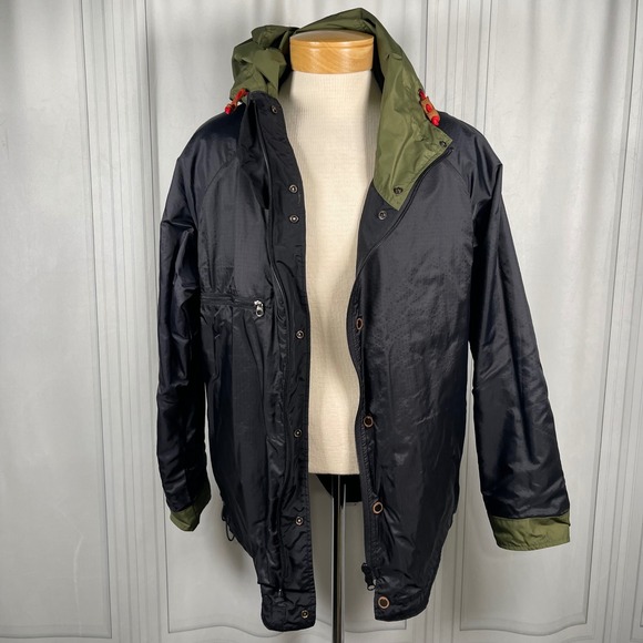 Topo Designs Mountain Jacket XL Made in USA Black Olive Nylon‎ - Picture 8 of 16